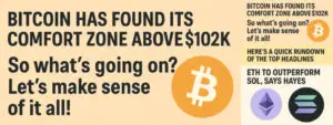 Bitcoin has found its comfort zone above $102K