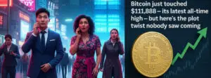 Bitcoin just touched $111,888 - its latest all-time high - but here's the plot twist nobody saw coming.