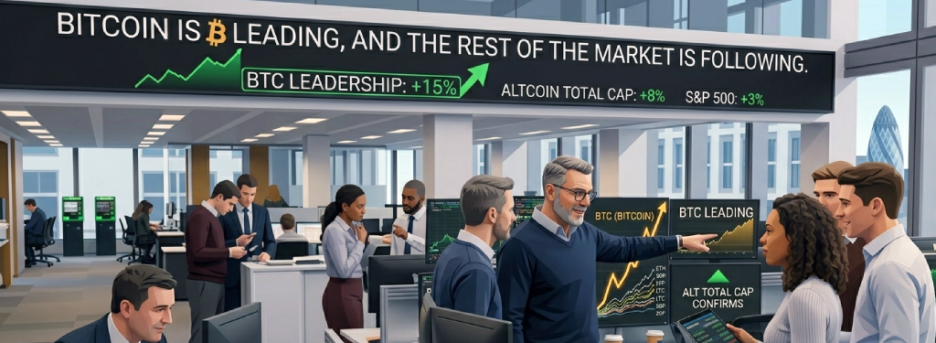Bitcoin is leading, and the rest of the market is following