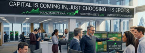 Capital is coming in, just choosing its spots