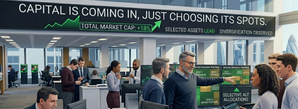 Capital is coming in, just choosing its spots